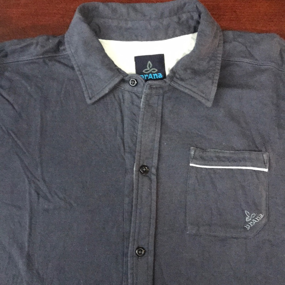 Prana Breathe LARGE Casual Button Down Shirt